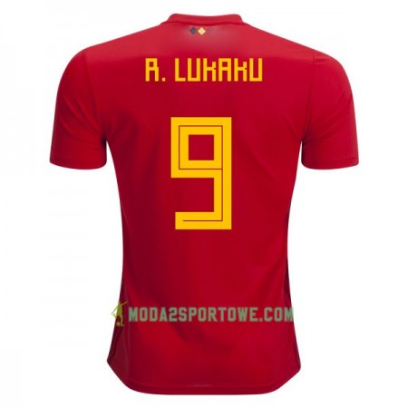 Koszulka Belgia R.Lukaku 9 Mistrzostwa Świata 2018 Domowe Stroje Piłkarskie